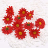 Artificial Sunflower Heads | Set of 4 Pcs | Red