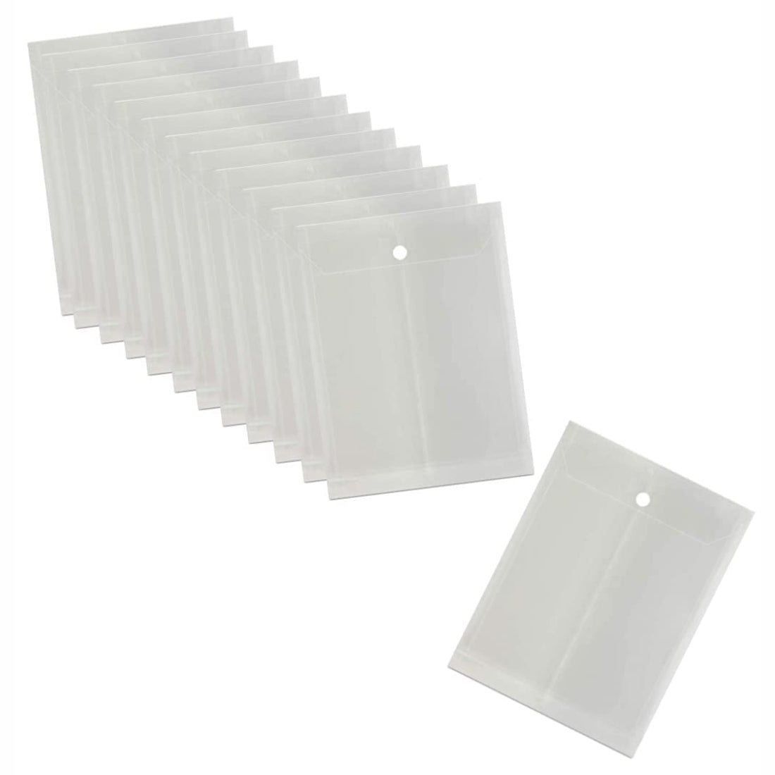 Saya Clear Vertical Button Folder A4/FS/Legal - Pack Of 3 – PAPERQUIRKS ...
