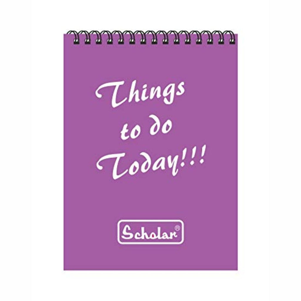 Scholar Things To Do Notepad