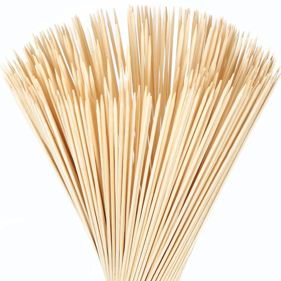 Wooden Skewers Sticks | 6" | 8" | 10" | 1 Pack